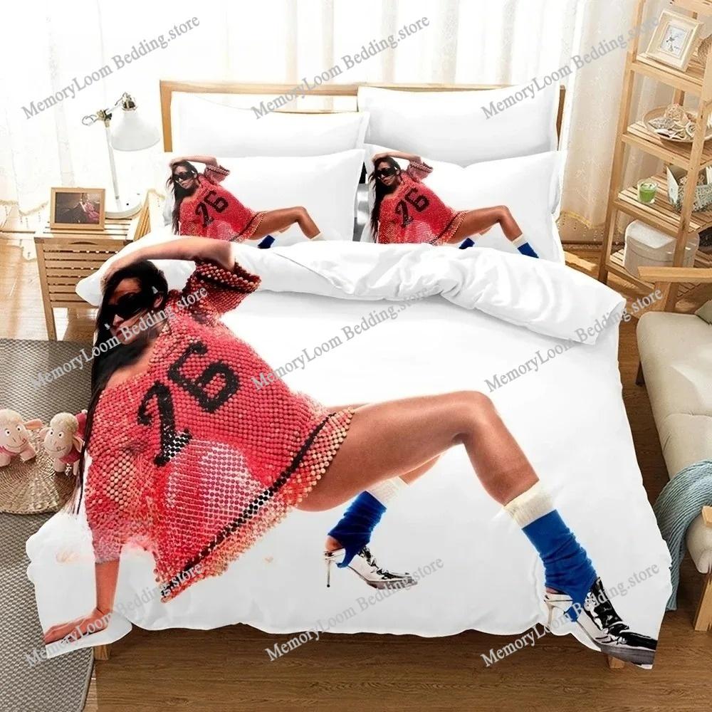 Hot Tate McRae Bedding Set Single Twin Full Queen King Size Bed Set Aldult Boys Bedroom Duvetcover Sets Anime Bed Sheet Set