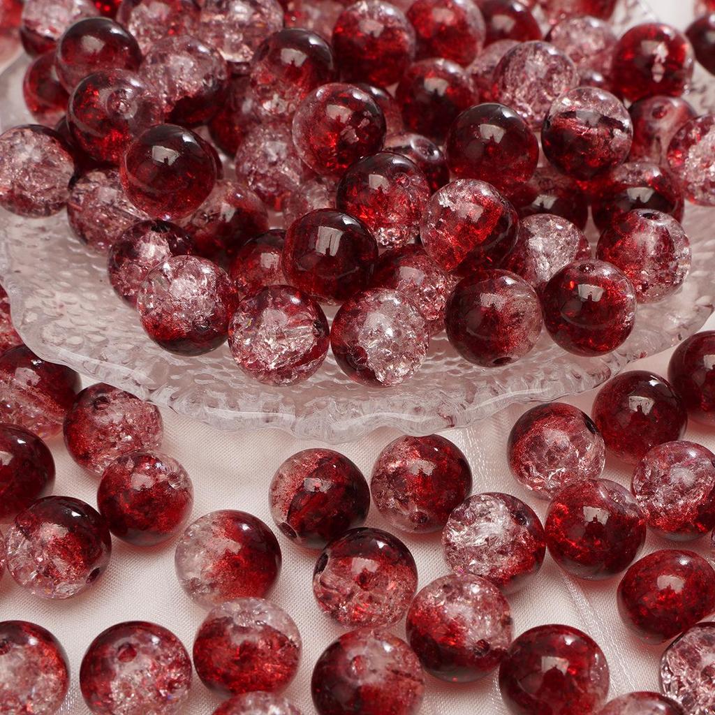 Круглые бусины из стекла ручной работы для изготовления украшений своими руками: Браслеты, Ожерелья, Серьги.