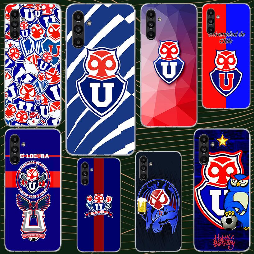 De Chile U-University Logo Case for Samsung A17 A16 A56 A36 A26 A15 A55 A35 A25 A14 A54 A34 A24 Phone Cover A13 A53 A33 A23 A05S