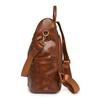 Soft Leather Backpack Women's Large Capacity Backpack Student Schoolbag
