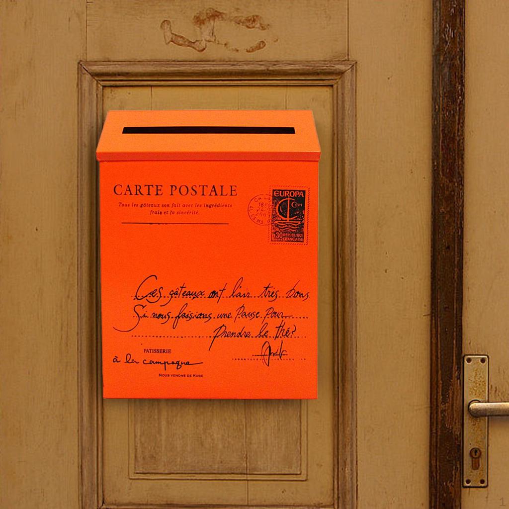 Contemporary Wall Mounted Mailbox for Stylish Outdoor Decor