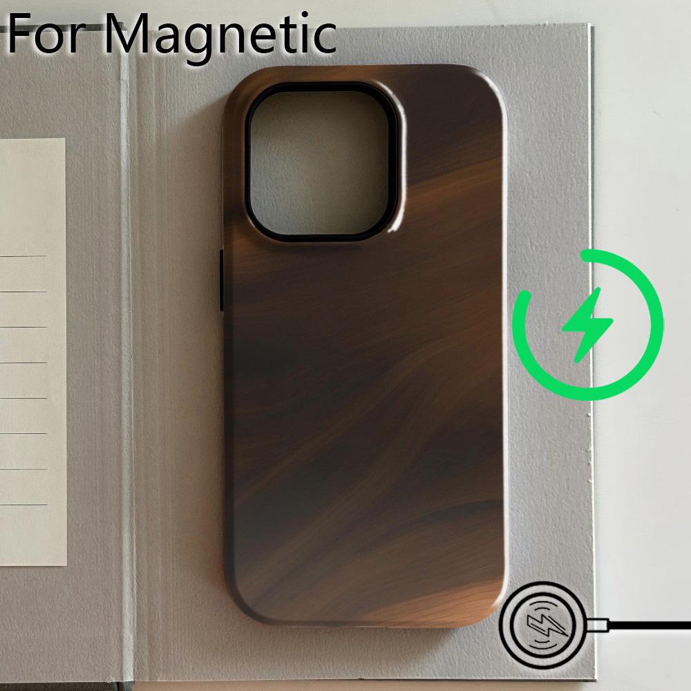 Luxury Clmj BUGR Unique flower pattern Phone Case for iPhone 17 16 15 14 13 12 11 Pro Max Plus Air Magnetic Double-layer Cover