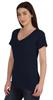 Inkmeso V Neck Basic Tee Classic Fit Short Sleeves Tshirt For Women Summer Cotton Tops