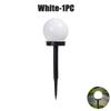 6PCS LED Solar Lawn Light Spherical Energy Saving Waterproof Simple Atmosphere Lighting Outdoor Garden Lawn Street Garden Lights