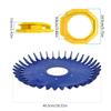 Pool Cleaner Finned Seal Disc Skirt Foot Pad W70327 W83275 W72880 Replacement for Zodiac G3 G4 Pool Cleaner Accessories