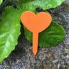 100 шт. Бирки для растений в форме сердца, водонепроницаемые садовые этикетки, многоразовые пластиковые маркеры для растений для цветочных горшков, клумб, травяных садов