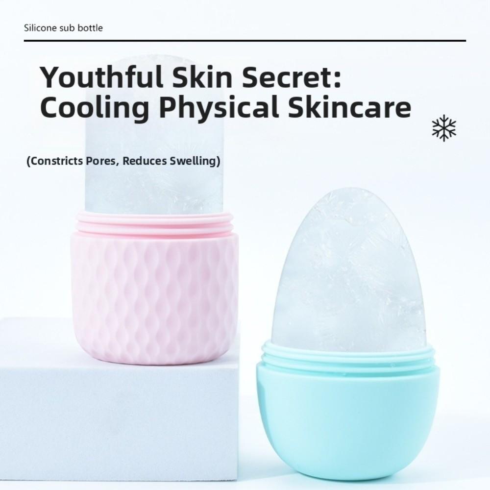 Silicone Ice Face Roller Shrink Pores Face Massage Roller  Skincare Routine