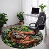 1pc Orangutan, Jungle Chair Carpet for Office, Soft Flannel Throw Mat, Perfect for Office,Holiday Party Decoration Choice yy251113065