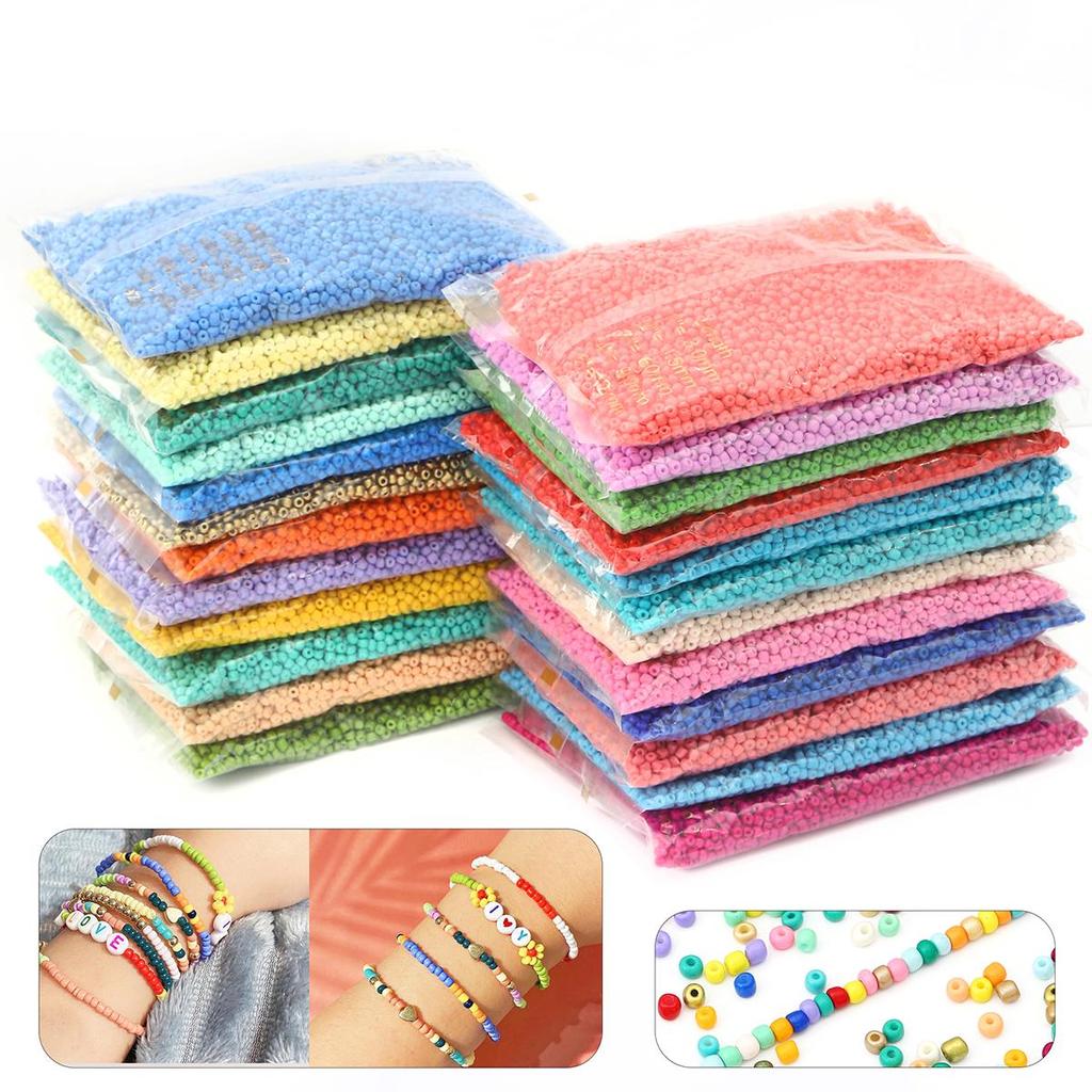 300-2000Pcs Glass Beads Charm Czech Seed Beads For DIY Jewelry Making Accessories Bracelet Necklace Earring