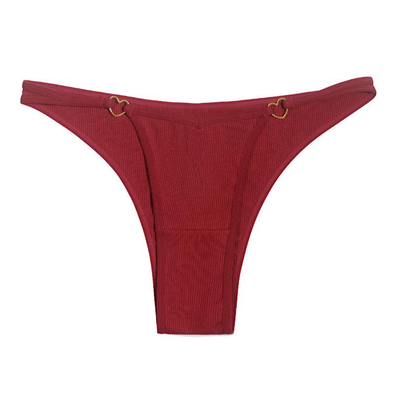 Panties Cotton Cinoon Lowwaist Briefs Breathable Briefs Cotton Stitching Color Underwear Sexy Lingeries Women Underpants