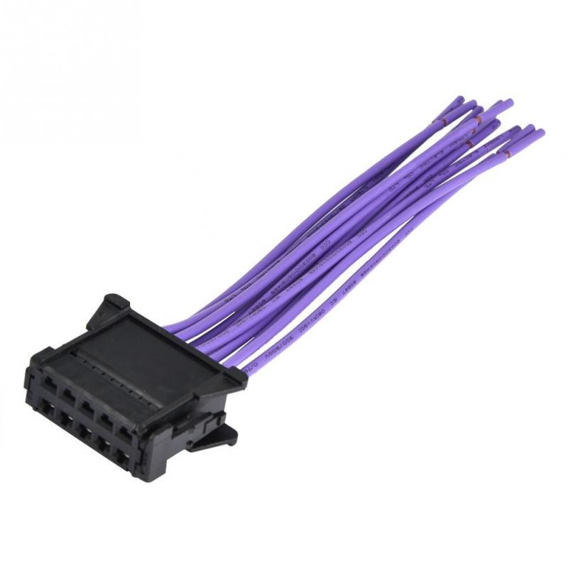 Blower Resistor Connector & Wiring Harness For 02-16 7701209803 7701060001