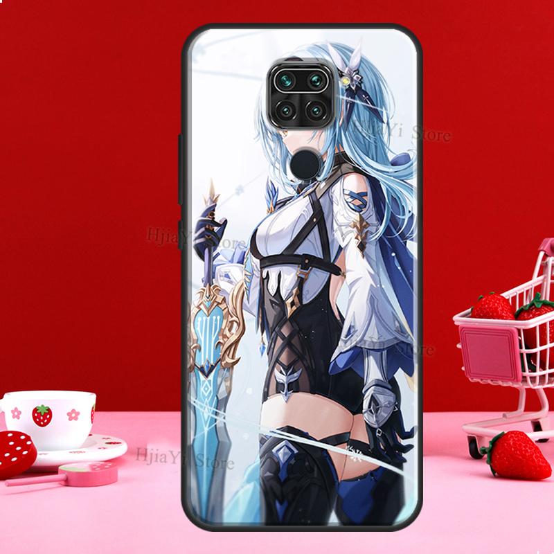 Genshin Impact Eula Case For Xiaomi Redmi Note 11 10 9 8 12 Pro Plus 12S 11S 10S Cover For Redmi 12C 10C 10A 9C