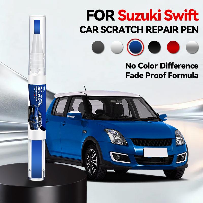 For Suzuki Swift Car Paint Repair Pen Touch Up Scratch Remover DIY Auto Accessories Black White Blue Red Silver Yellow Grey Pink