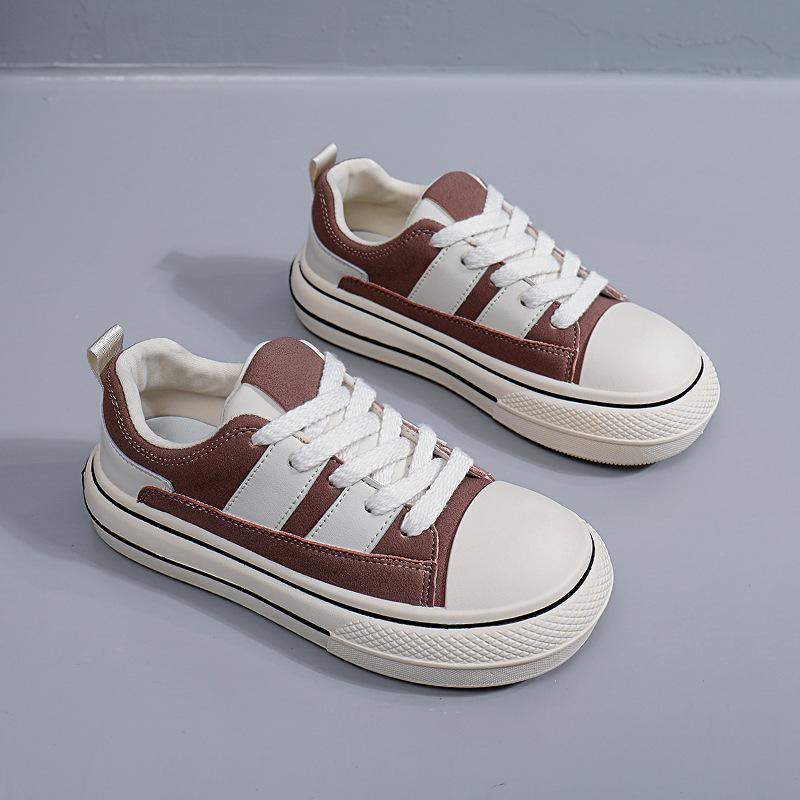 White Shoes for Women New Spring Students Korean Style Versatile Casual Ins Trendy Platform Fashion Sneakers Br1102