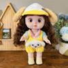 Кукла Долли 28 см в платье, кукла с полным телом, игрушки для переодевания, милая кукла, кукла для девочек с одеждой, подарок для девочки
