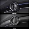 Inner Pull Handle Sticker Set Real Carbon Fiber For Mini Cooper F56 Car Interior Door Handle Covers