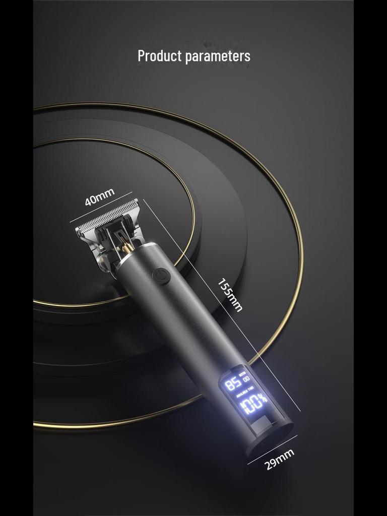 Электрическая аккумуляторная машинка для стрижки волос для мужчин: Водонепроницаемый, специальный дизайн резьбы