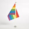 10Pcs LGBT Rainbow Hand Flag Rainbow HandHeld Flag Multipurpose Rainbow Flags  Party Decorations