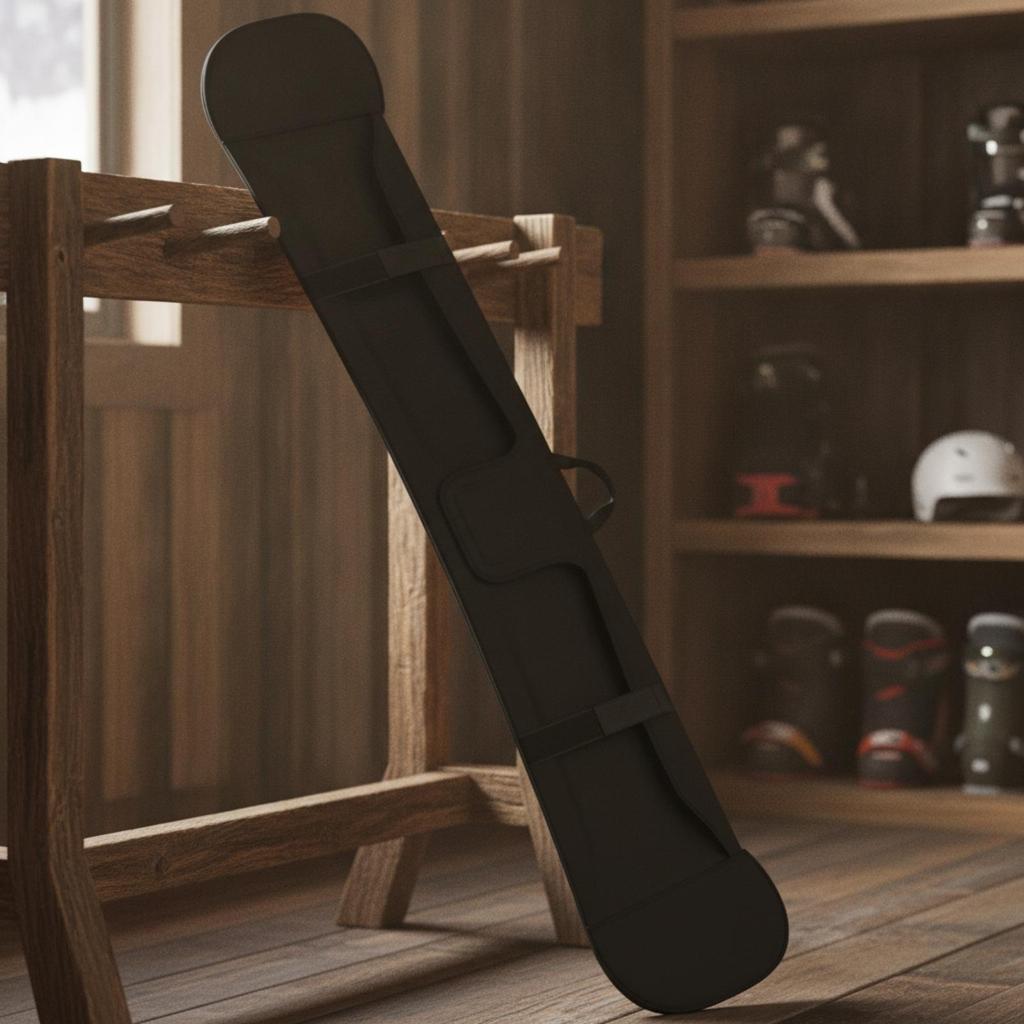 Snowboard Guarding Sleeve with Carrying Handles Scratch-Resistant Neoprene