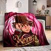 1 шт. Пледа Wonka, Шоколадная Фабрика, Легкий Фланелевый Плед для Дивана, Кровати, Путешествий, Кемпинга, Гостиной, Офиса, Дивана, Кресла и Кровати