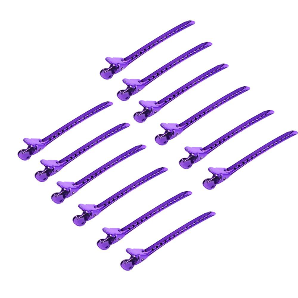 12PCS Steel Salon Hair Clip Fashion Sectioning Clip Home Use Duck Bill Clips Salon
