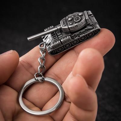 Тяжелый Панк 3D Подвеска-Танк Брелки Металлические Креативные Танки Самолет Брелки Мужчины Женщины Пряжка Автомобиль Мотоцикл Брелок Держатель для Ключей
