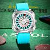 Men's Waterproof Luminous Quartz Watch Creative Poker Card with Rotatable Dial Student Trendy Watch Personalized Watches for Holiday Gifts