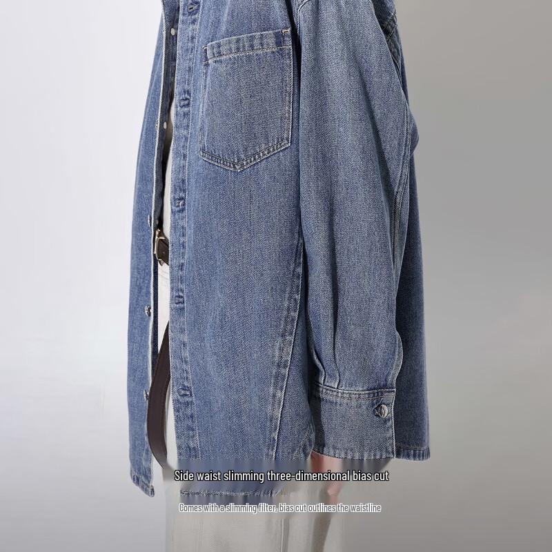 ONLY Women's Asymmetric Patch Pocket Denim Jacket