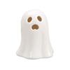 Ceramic Ghost Light Up Decor Small White Ghost Figurine LED Halloween Ghost Tabletop Ornament for Indoor Home Decor