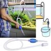 Aquarium Fish Tank Siphon Gravel Suction Pipe Vacuum Water Change Pump Tool