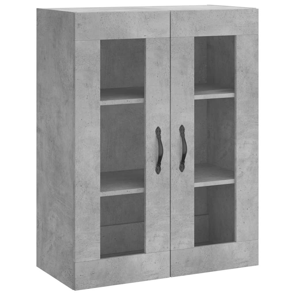 Wall Cabinet Concrete Grey 69.5 x 34 x 90 cm Particleboard