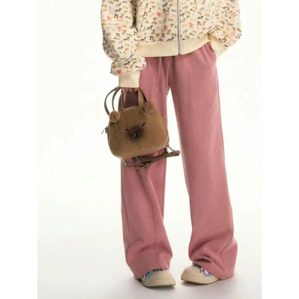 Animal Cartoon Capybara Plush Backpack Plush Capybara Capybara Plush Bag Female Lady Girl