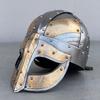 Medieval Knight Steel Norse Viking Helmet-Larp, Cosplay Roleplay Halloween Costume
