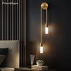 Modern Led Wall Lamps Bedroom Bedside Interior Wall Light Living Room Background Wall Corridor Gold Wall Sconce Indoor Lighting