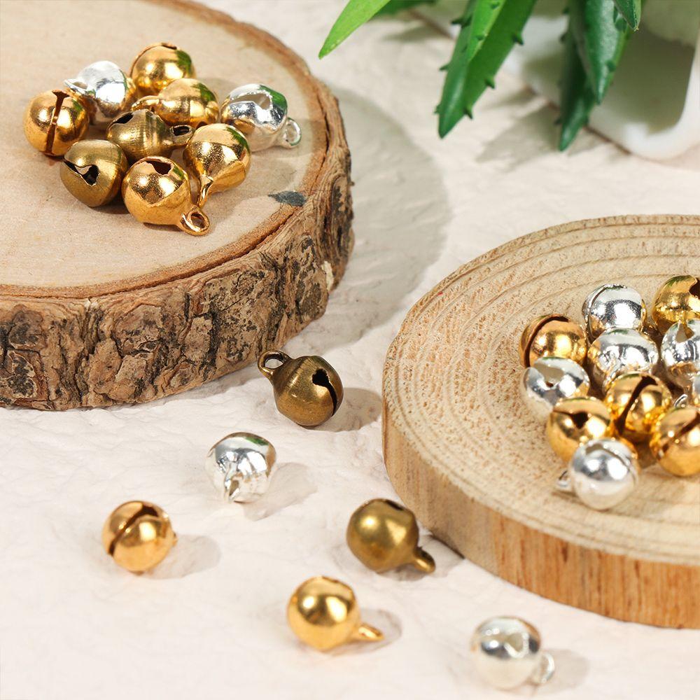 Колокольчики Новогодние Игрушки Запасные Части Мини Кукольный Домик Маленькие Звенящие Колокольчики Ювелирные Аксессуары