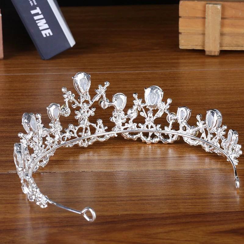 Свадебный головной убор, аксессуары для волос, элегантная корона, свадебное платье, универсальные аксессуары, корона со стразами, повязка на голову, аксессуары