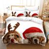 Merry Christmas Bedding Set 3D Print Single Twin Full Queen King Size Christmas Gift Bed Set Aldult Kid Bedroom Duvetcover Sets