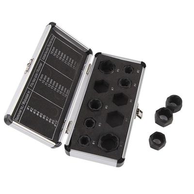 10 шт./компл. экстрактор болтов и гаек, полный набор для удаления повреждений, ржавый торцовый ключ, инструмент для автомобиля
