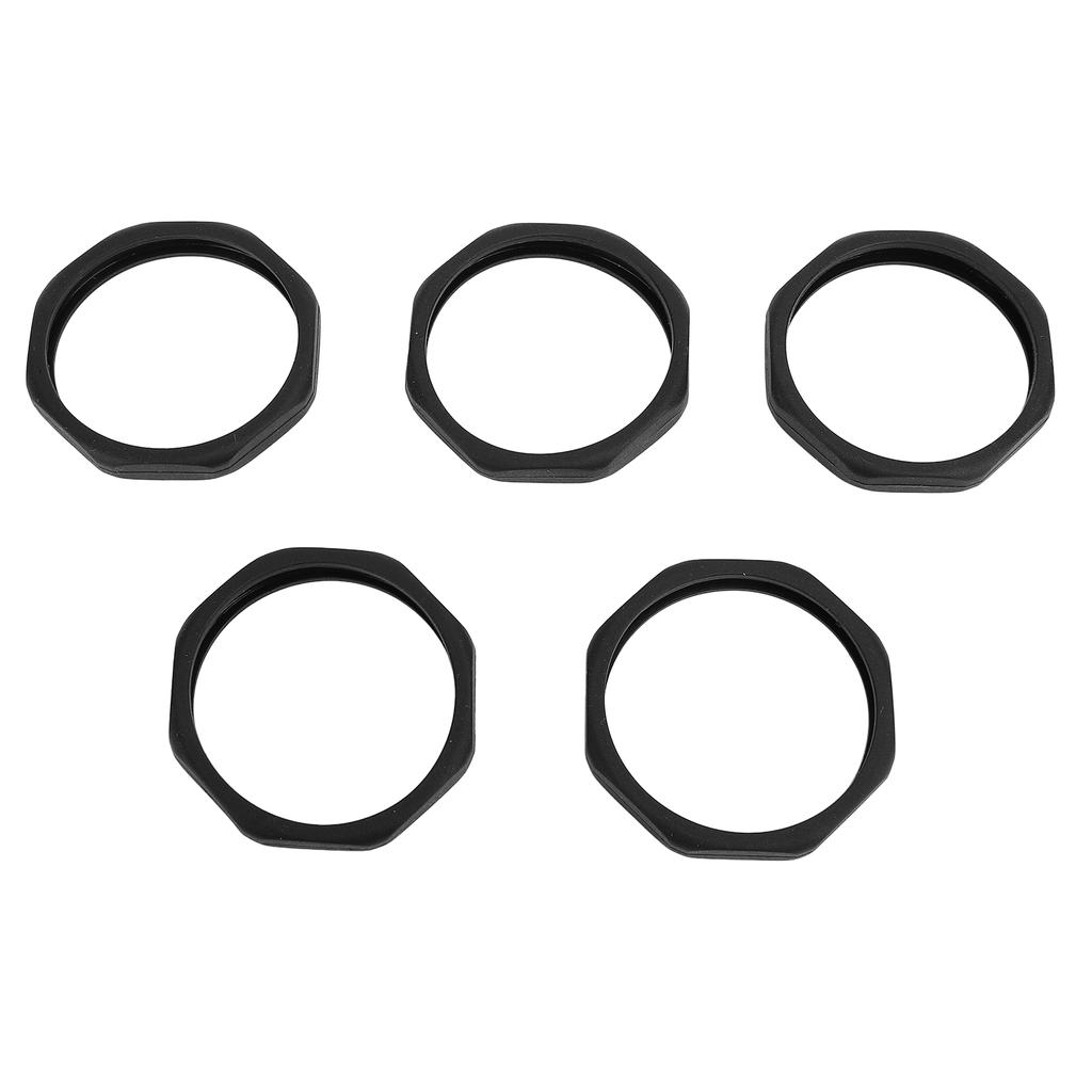 5 шт. кольцо для микрофона, противоскользящее, силиконовое, круглое, для микрофона, противоскользящее, набор для вечеринок KTV, конференций