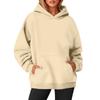 Women's O-neck Long Sleeve Top Solid Color Hoodie Crewneck Sweatshirts Long Sleeve Solid Color Top Sweatshirts