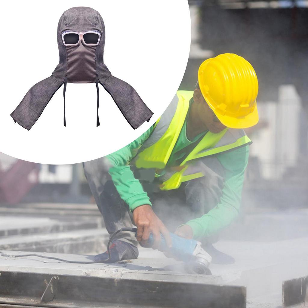 Full Protective Welding Hood Hat Durable Welded Cap Shawl for Protection
