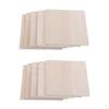 20 Pieces DIY Model Balsa Wood Sheet Wooden Plate Crafts 100x100x1.5mm