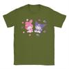 Casual Kuromi and My Melody Berries TShirt for Unisex Round Collar Cotton T Shirts  Short Sleeve Tees Big Size Clothes