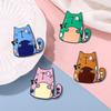 Fashionable And Cute Brooch, Cat Badge, Clothing Bag Brooch Badge