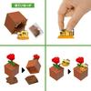Mattel Мини-фигурки Minecraft, найденные в «Цветущие слепые эпохи» - Блоки! Фигурки для детей, Набор, 6+, Мультипак HTK99-986E