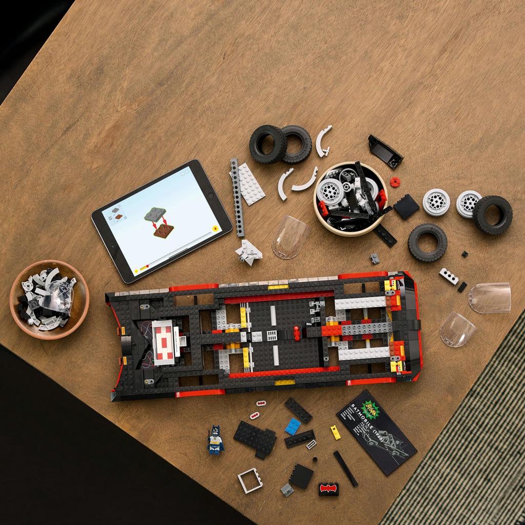 LEGO Super Heroes Masterpiece TV Series Batmobile Toy Present Birthday Block Christmas Men Women Figure Goods 76328 Batman