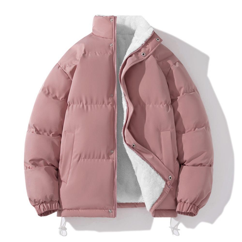 Хлопковая куртка мужская утолщенная зимняя куртка воротник-стойка модный бренд вставки универсальная кожаная хлопковая куртка красивый студент