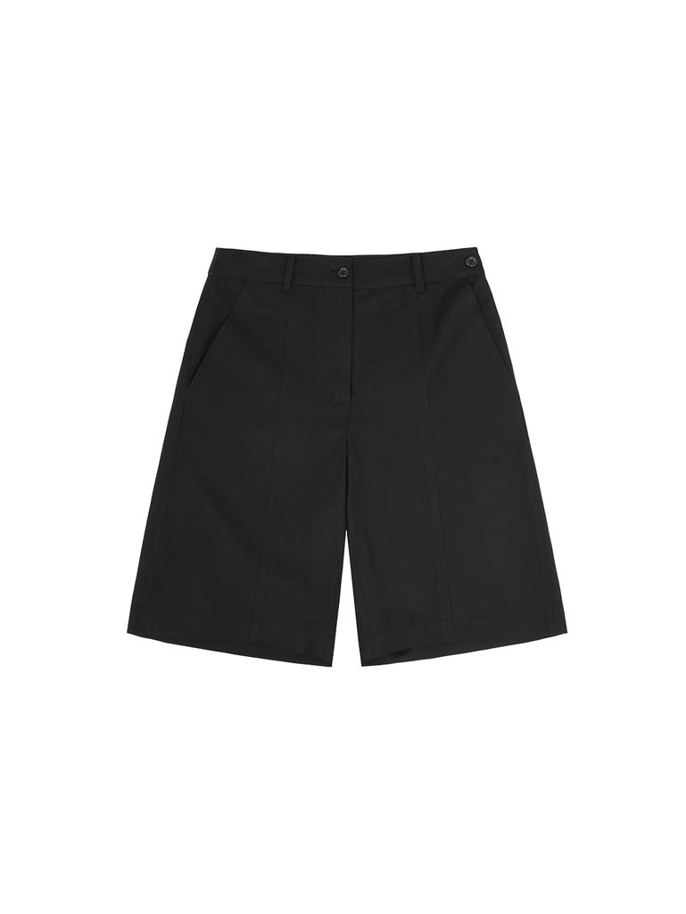 TUOMIO Pleated Belt Skort [Black]
