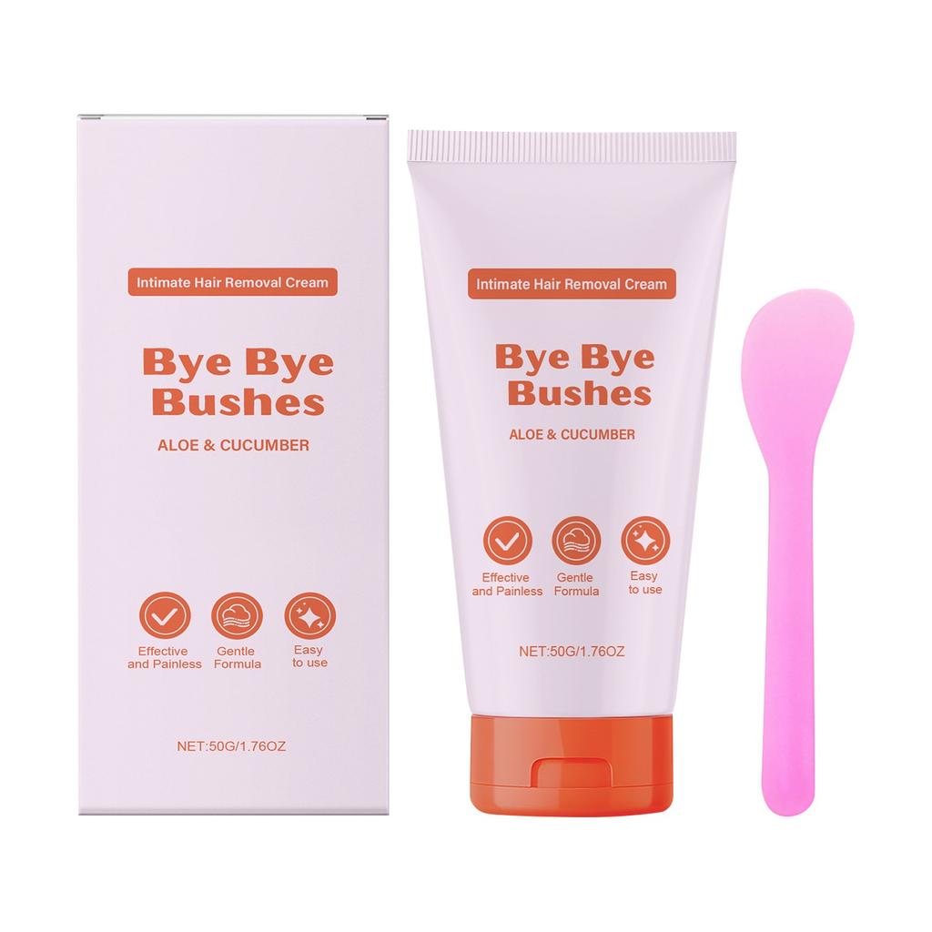 Bye Bye Gentle Hair Removal Cream, Крем для удаления волос, Крем для удаления волос в области подмышек и бикини, Нежный, не раздражающий (1шт)