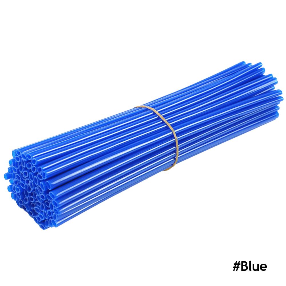 72 шт. протектор для спиц колеса мотоцикла, чехлы для труб для мотокросса, крутые аксессуары для велосипеда, 12 цветов, 24 см